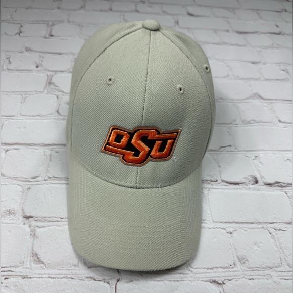 Oklahoma State‎ Cowboys OSU Pistol Pete Fitted 7 5/8 Baseball Hat Cap, GUC - Picture 1 of 4